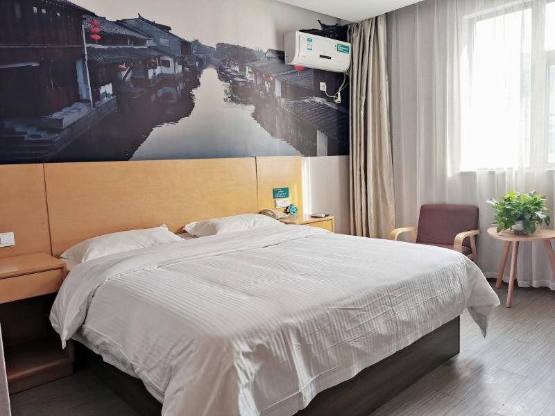 Greentree Inn Jiangsu Suzhou International Film City South Jinshan Road Express Hotel Екстер'єр фото