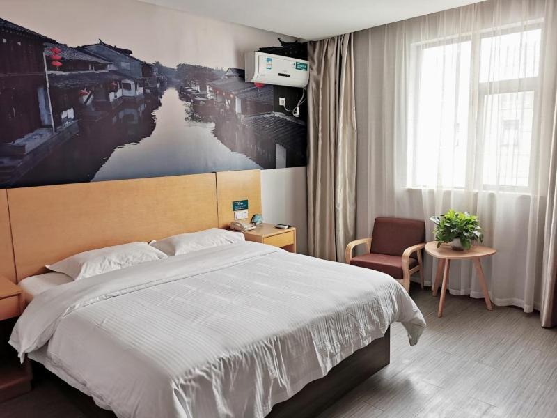 Greentree Inn Jiangsu Suzhou International Film City South Jinshan Road Express Hotel Екстер'єр фото